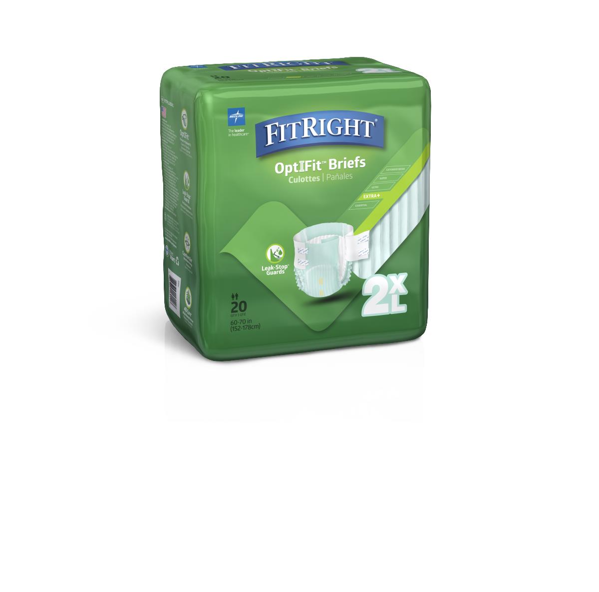 Medline FitRight Plus Incontinence Briefs