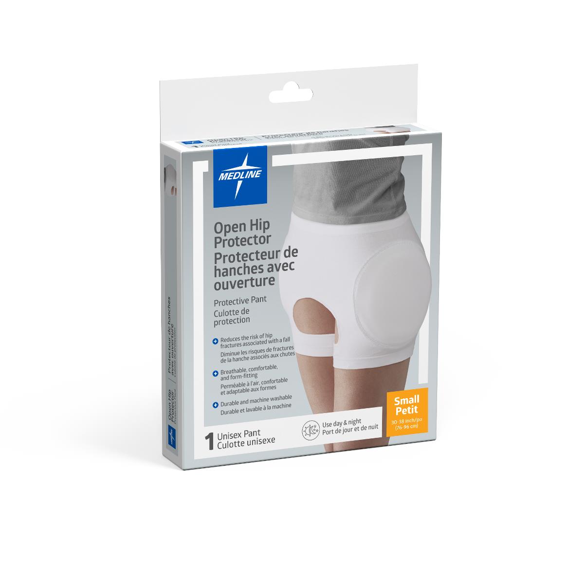 Medline Premium Hip Protector Underpants wih Pads