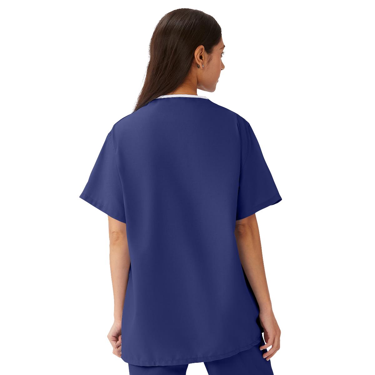 Medline AngelStat Unisex Reversible Scrub Tops with Angelica Color Coding (Style 630)