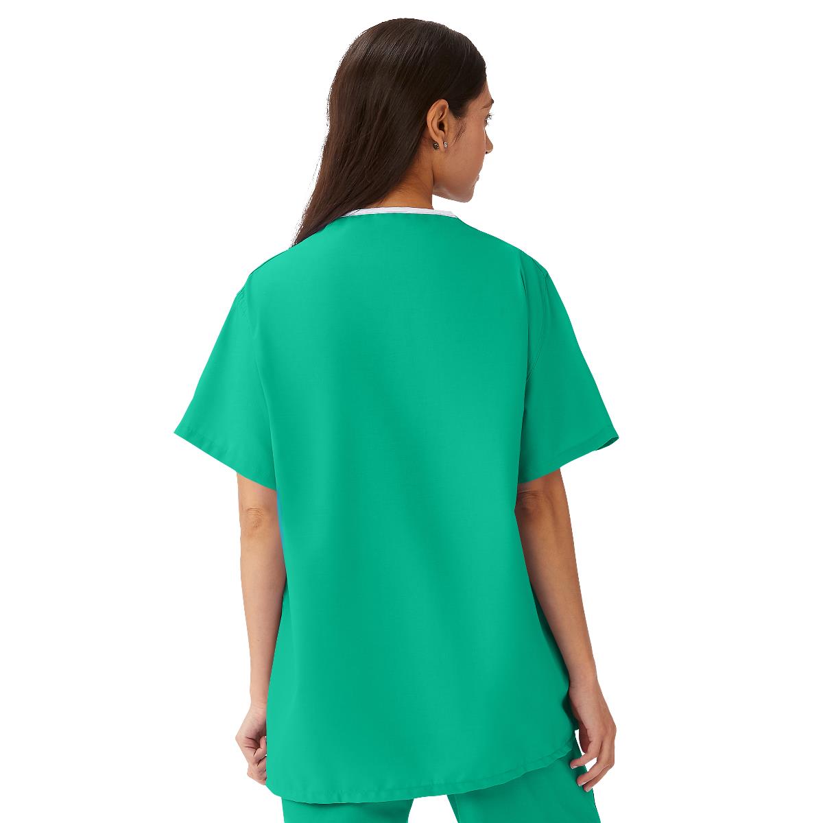 Medline AngelStat Unisex Reversible Scrub Tops with Angelica Color Coding (Style 630)