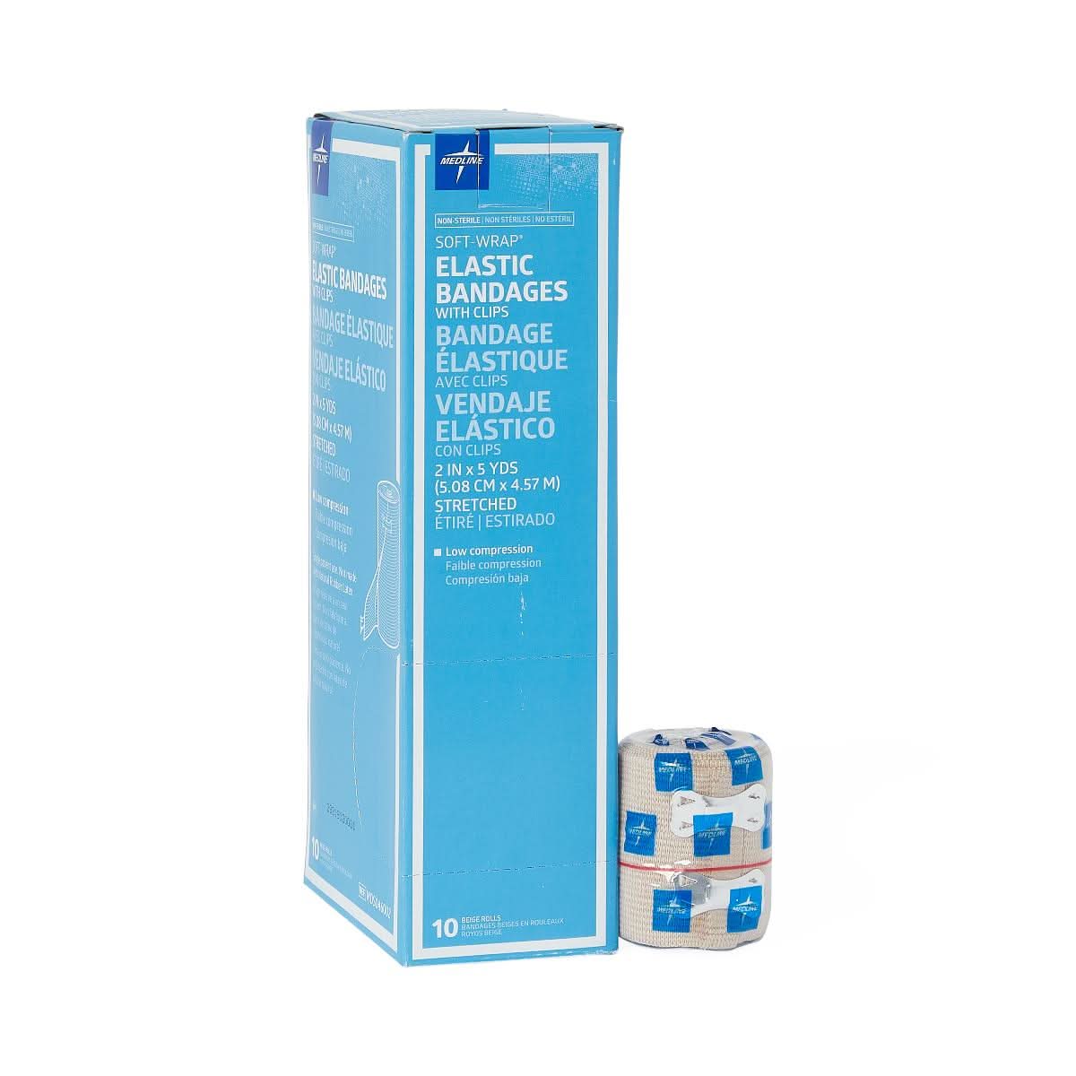 Medline Soft-Wrap Nonsterile Elastic Bandages