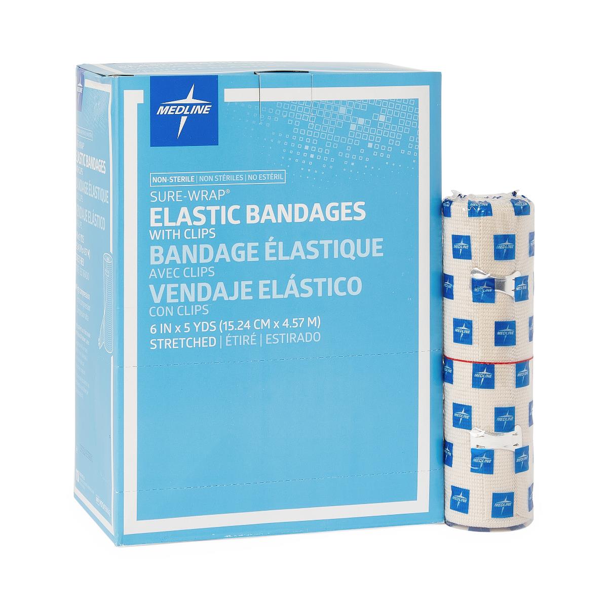 Medline Non-Sterile Sure-Wrap Elastic Bandages
