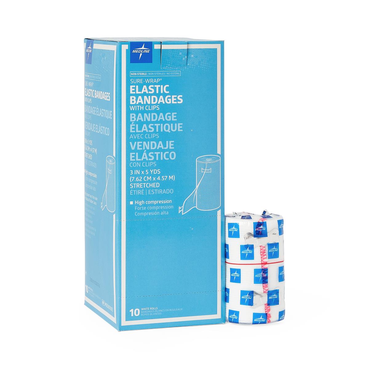 Medline Non-Sterile Sure-Wrap Elastic Bandages