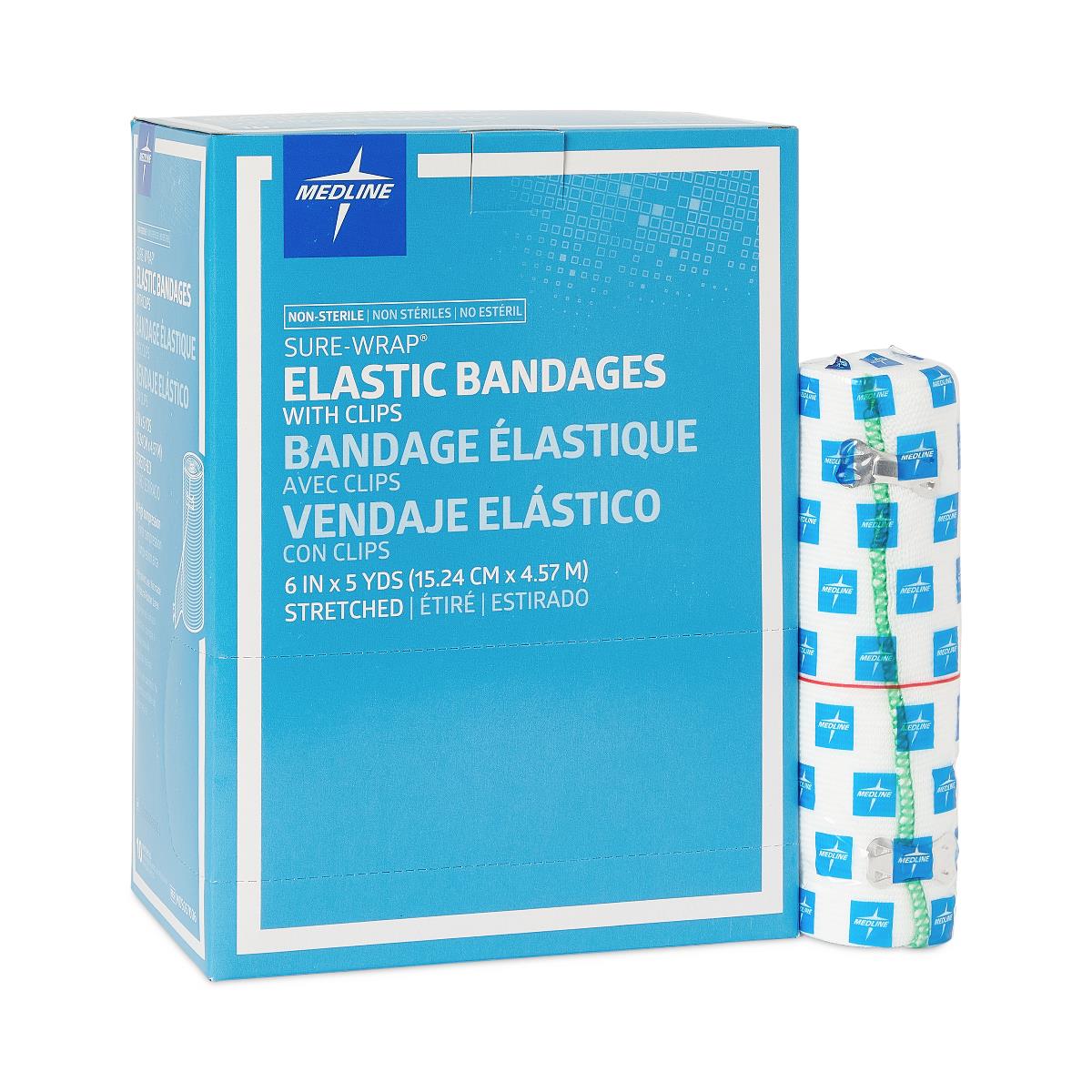 Medline Non-Sterile Sure-Wrap Elastic Bandages