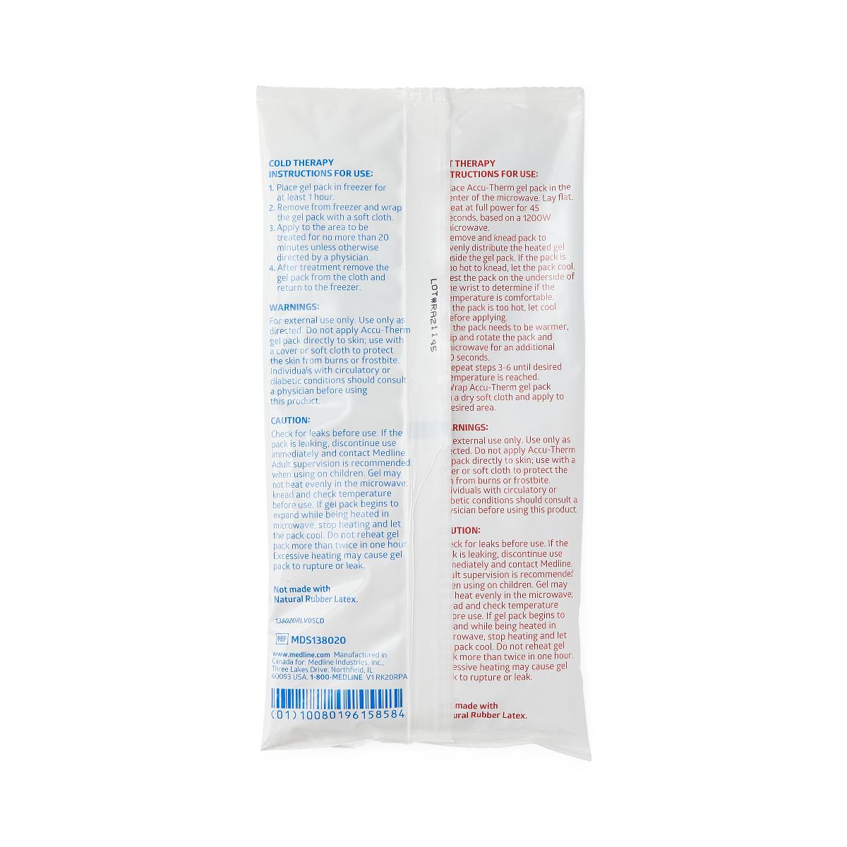 Medline Accu-Therm Hot/Cold Gel Packs