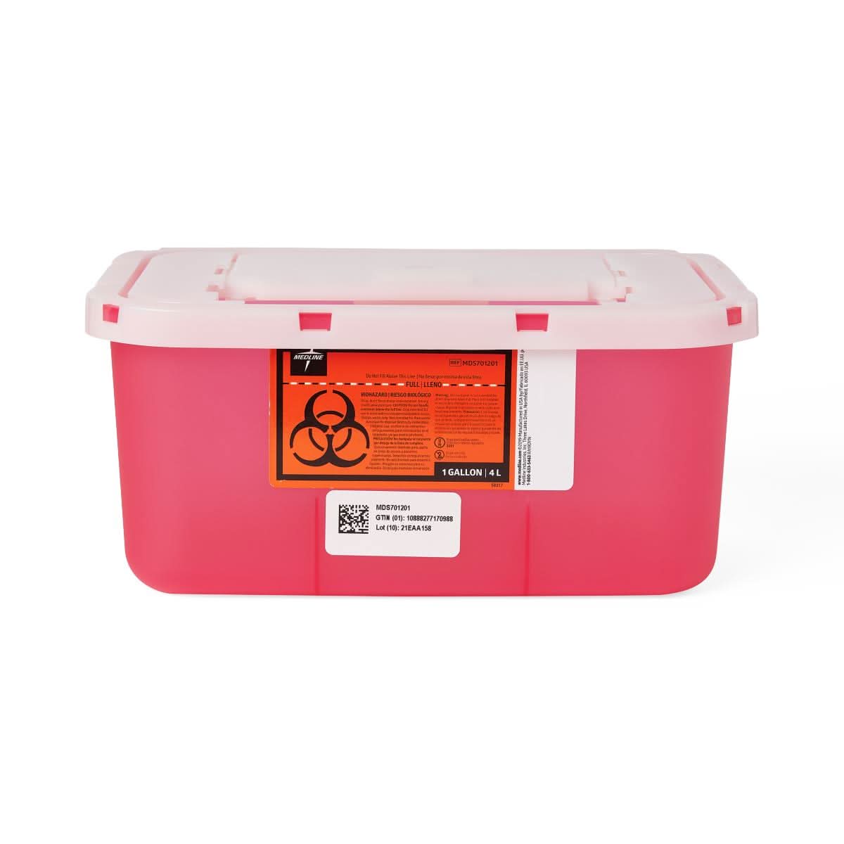 Medline Multi-Purpose Sharps Containers