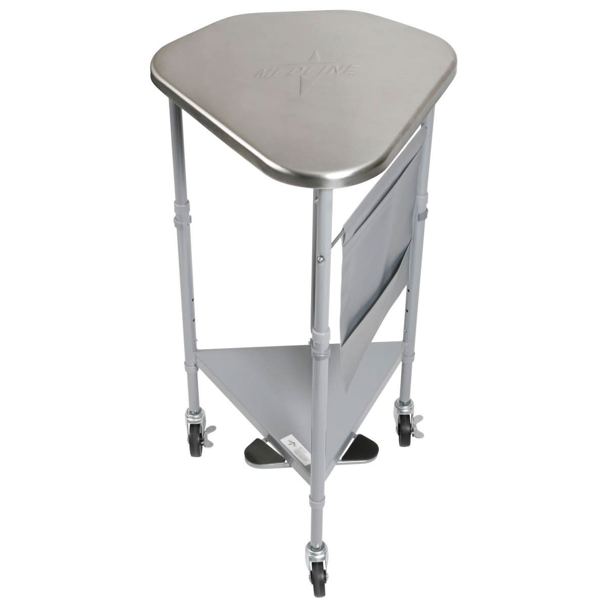 Medline 18" Triangular Hamper Stand