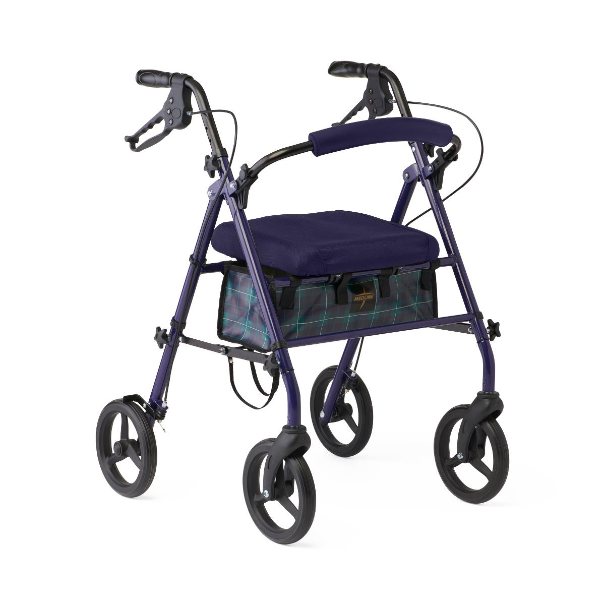 Medline Basic Steel Rollators with Microban