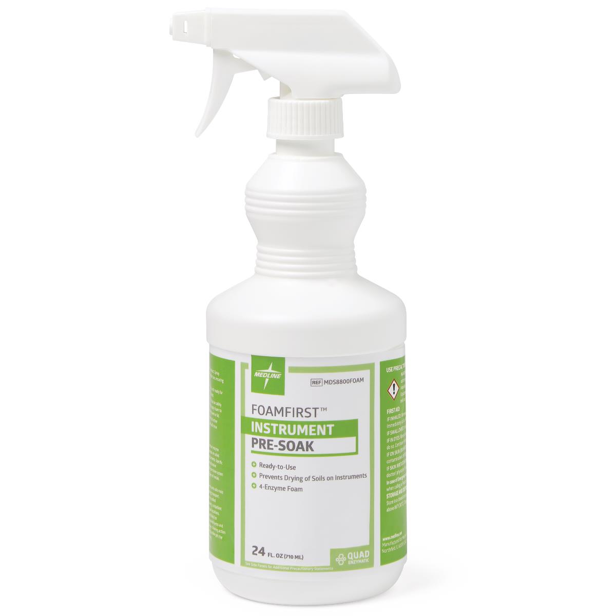 Medline GelFirst and FoamFirst Surgical Instrument Presoak Sprays