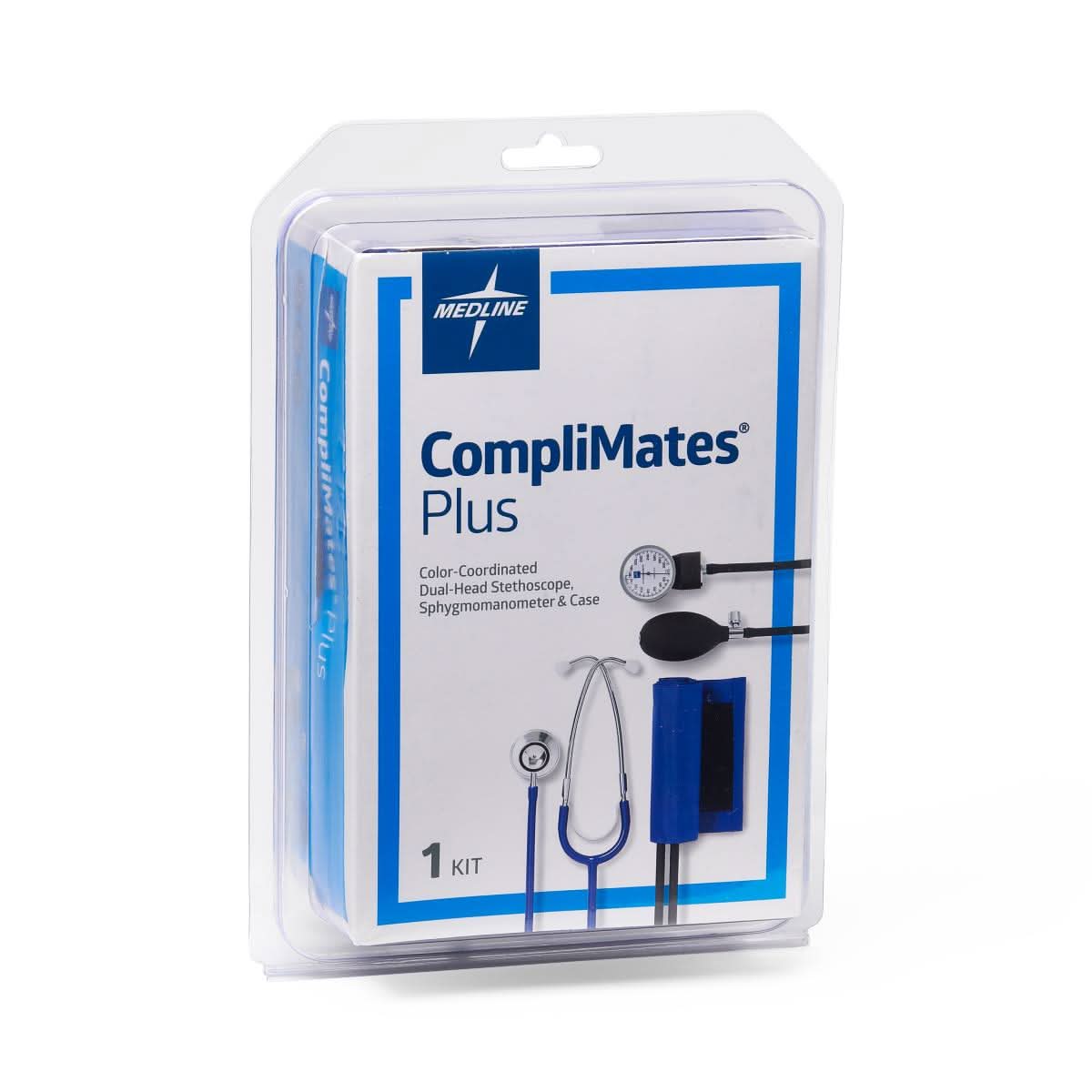 Medline Compli-Mates Dual-Head Stethoscope and Blood Pressure Combo Kits