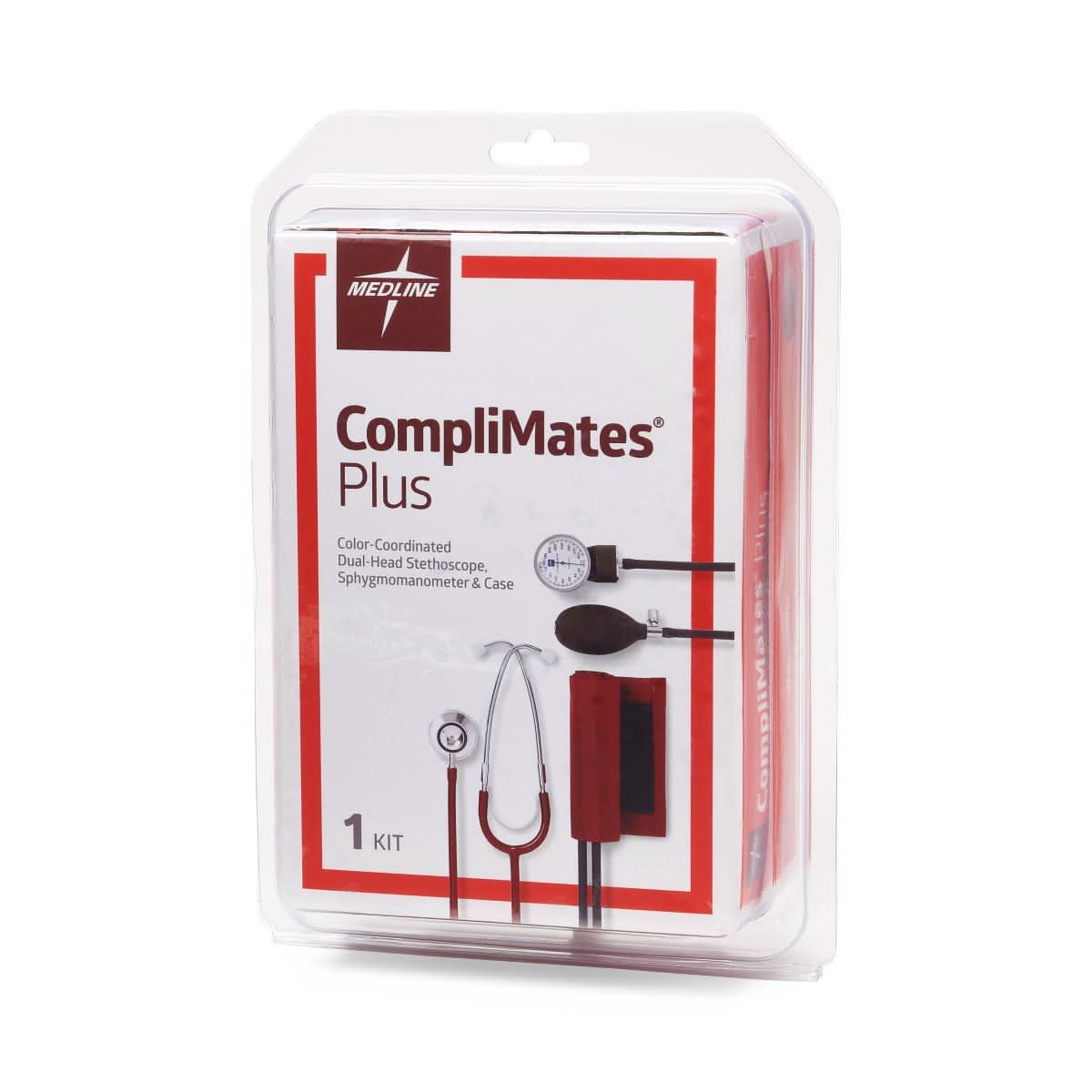 Medline Compli-Mates Dual-Head Stethoscope and Blood Pressure Combo Kits