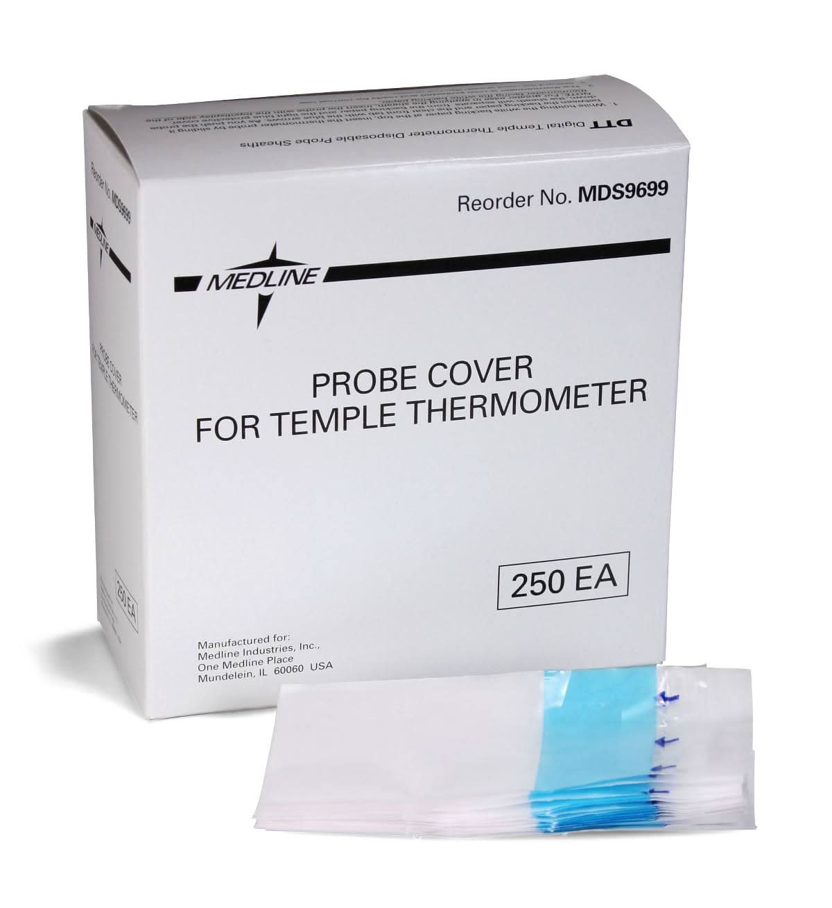 Medline Probe Covers for the MDS9698 Temple Ther