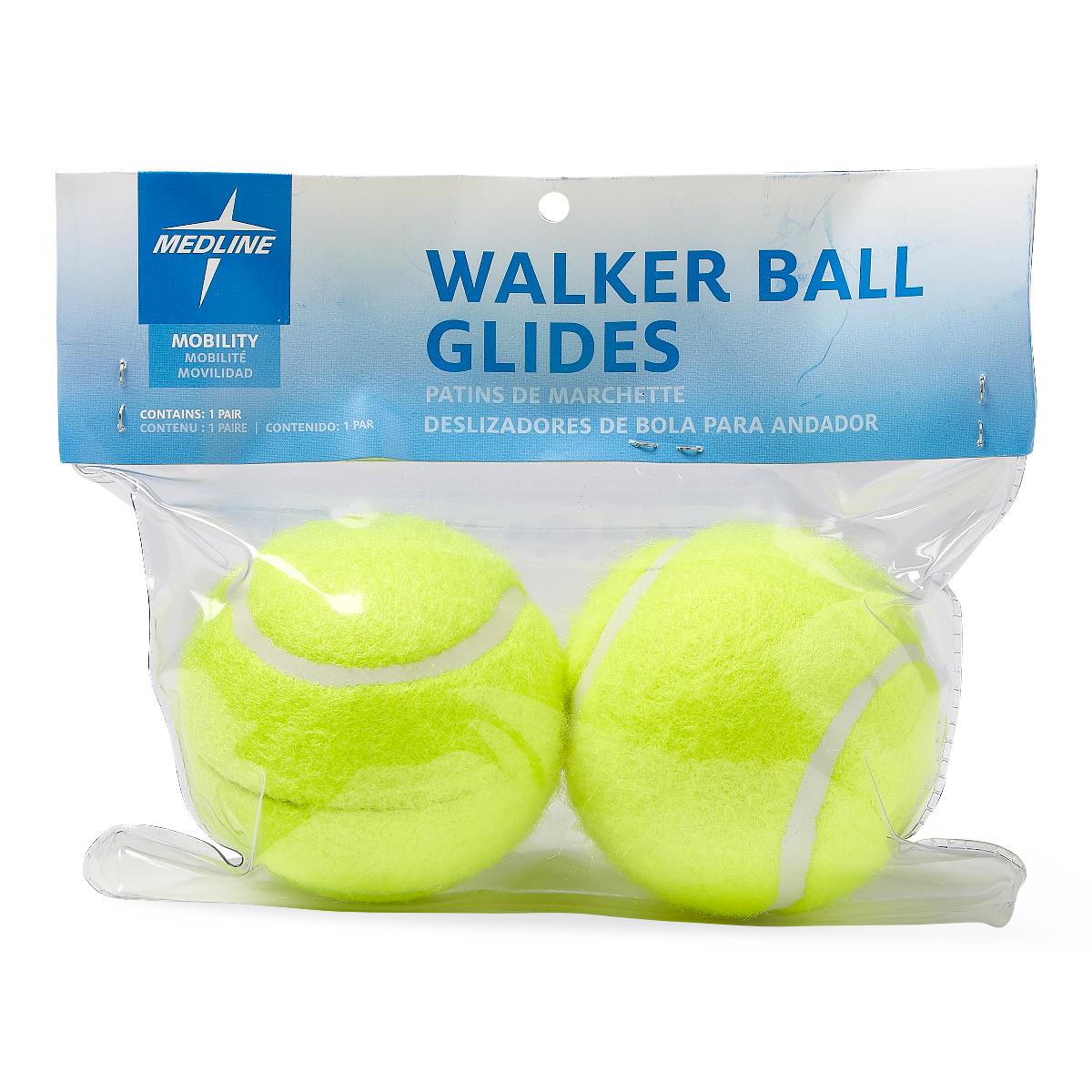 Medline Walker Tennis Ball Glides