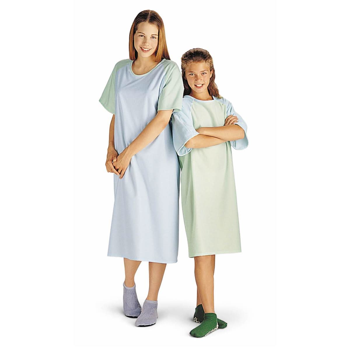Medline Comfort-Knit Adolescent Patient Gowns