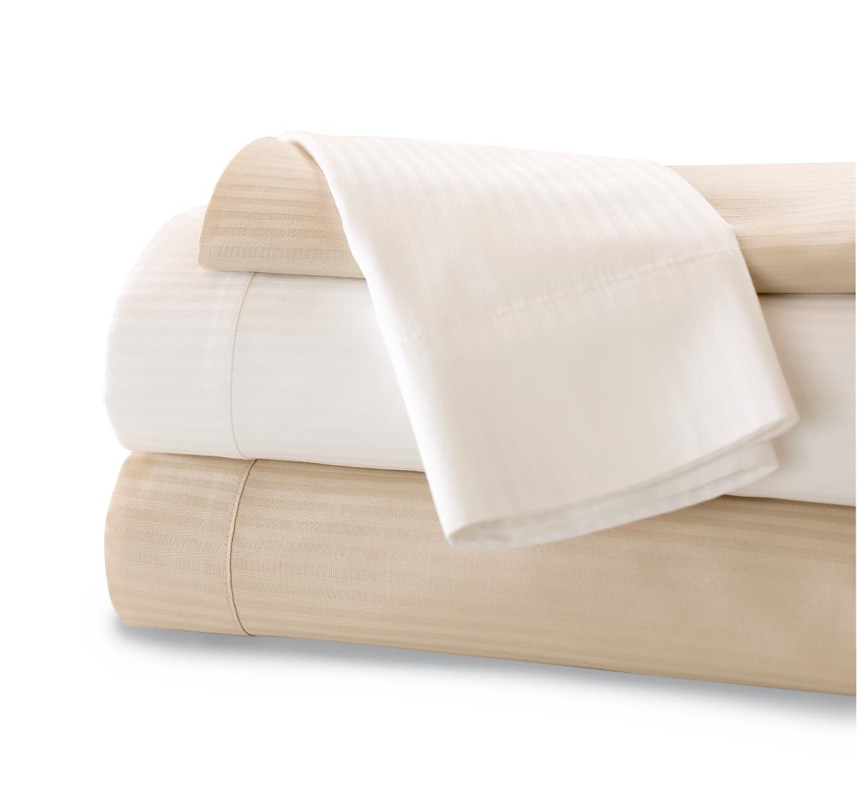 Medline Feels Like Home Premium Reverse Sateen Flat Sheets