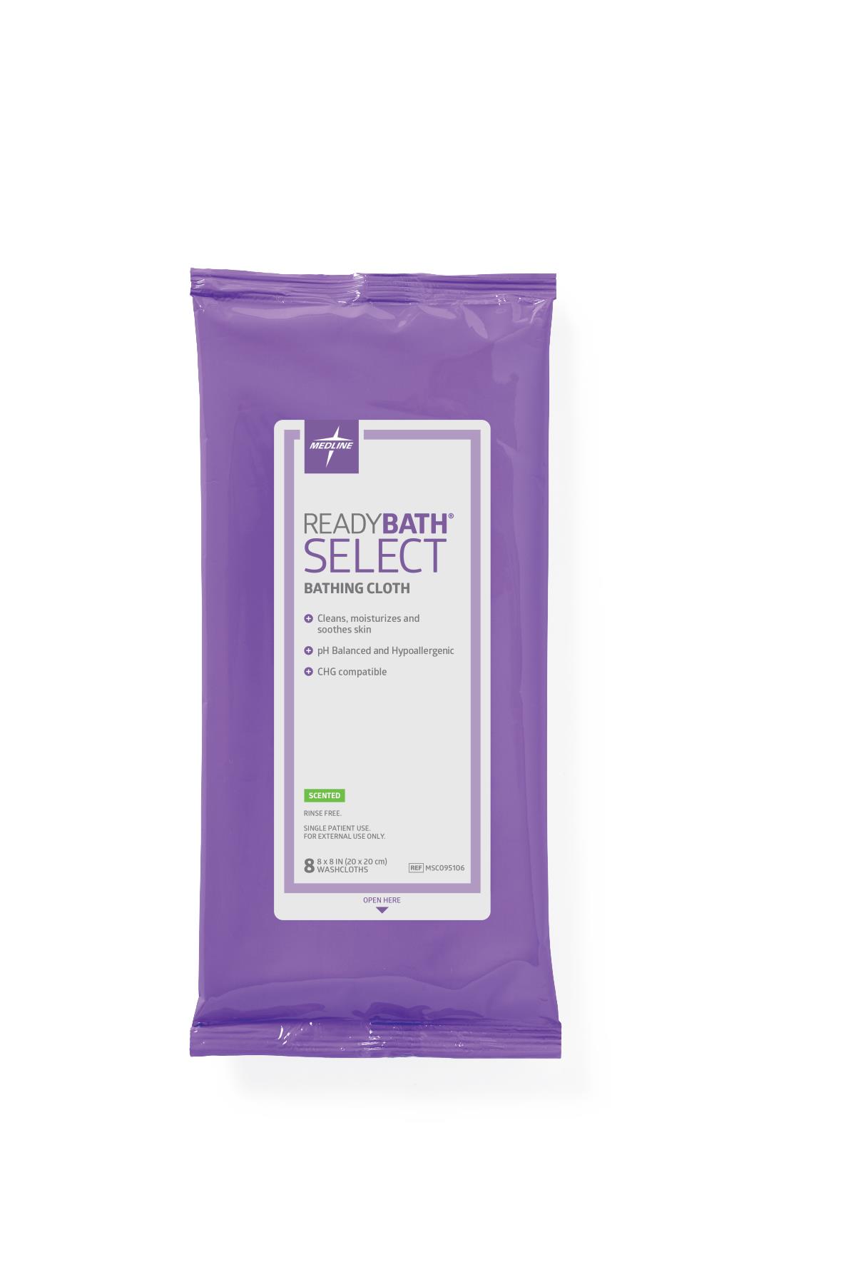 Medline ReadyBath SELECT Medium-Weight Washcloths