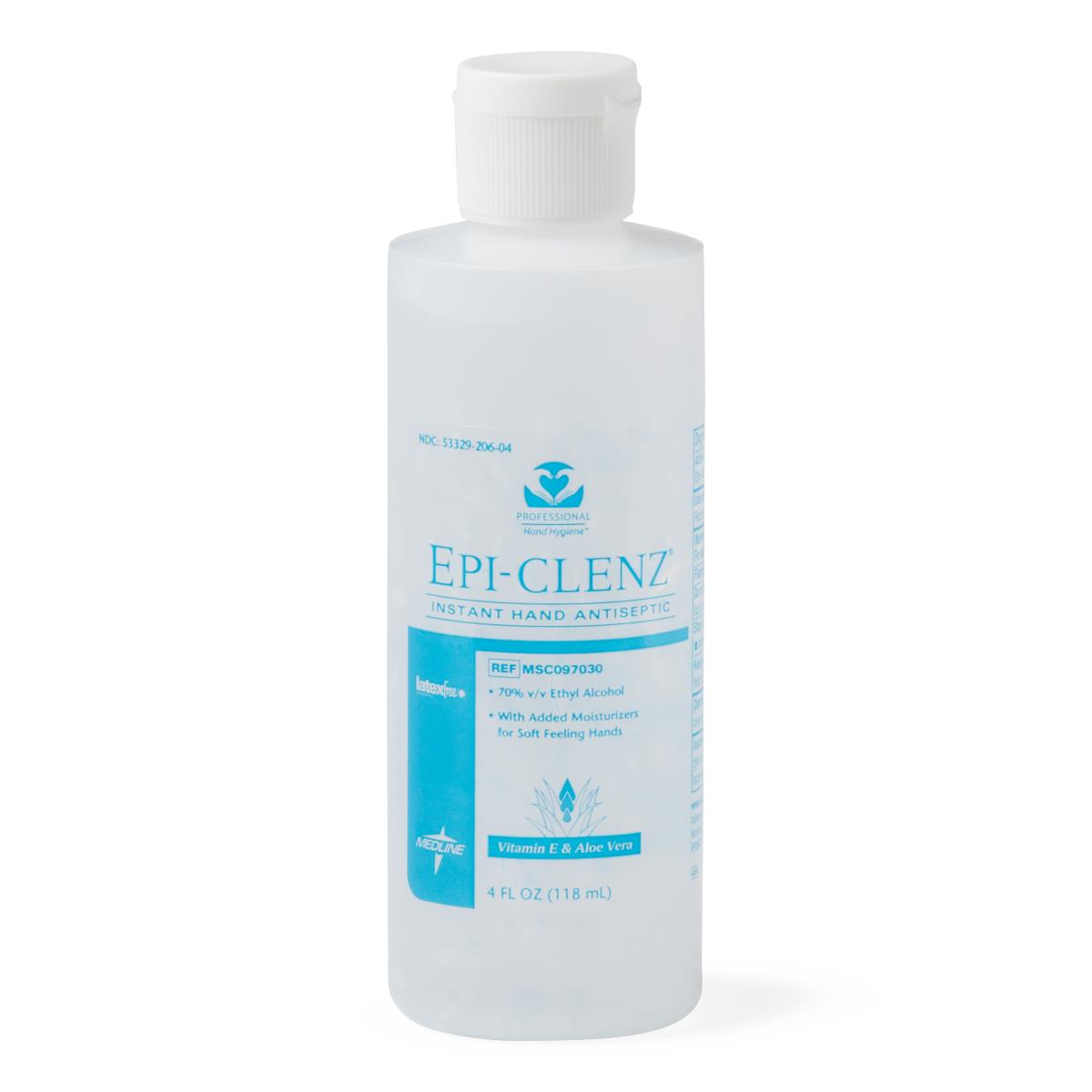 Medline Epi-Clenz 70% v/v Ethyl Alcohol Instant Gel Hand Sanitizers