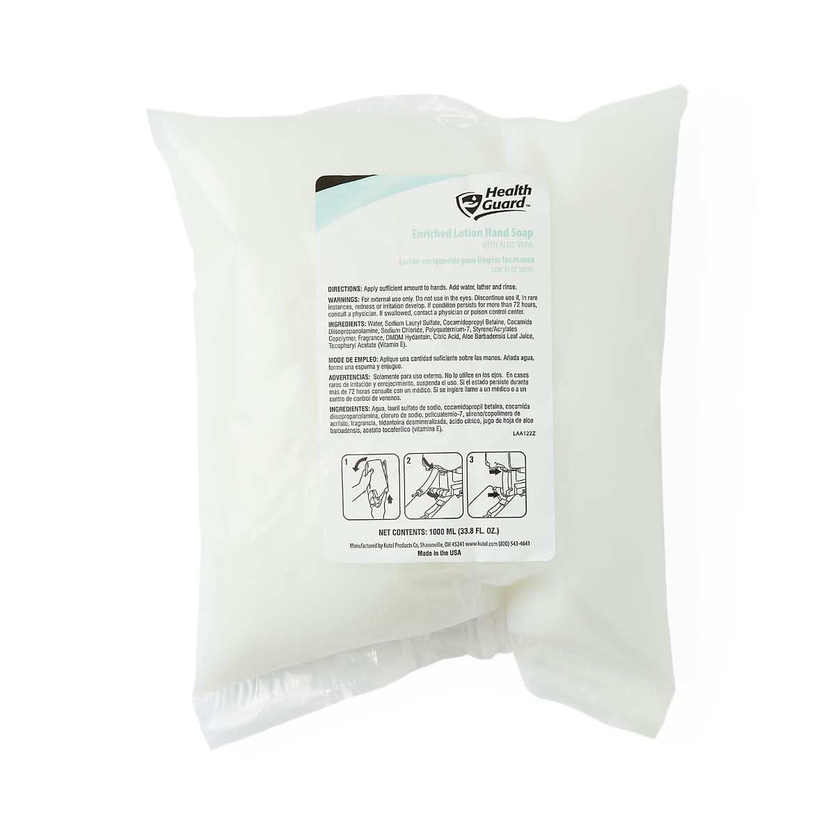 Medline HealthGuard Enriched Lotion Soap