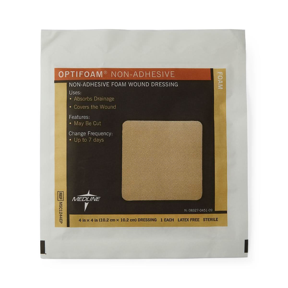 Medline Optifoam Nonadhesive Foam Wound Dressings