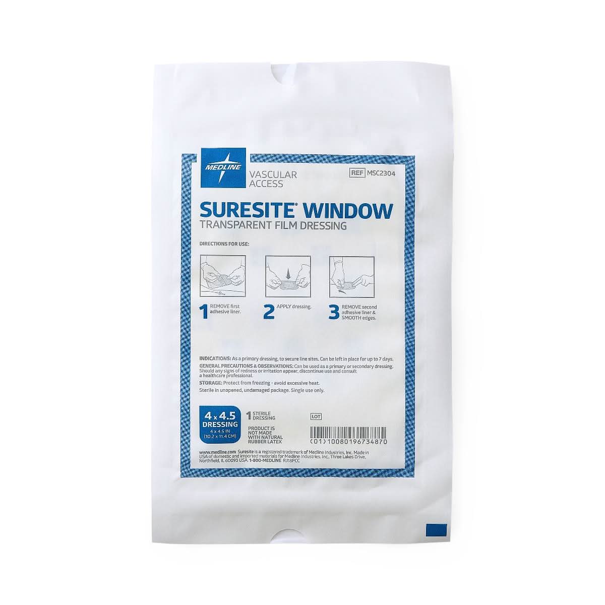 Medline Suresite Window Transparent Film Dressing