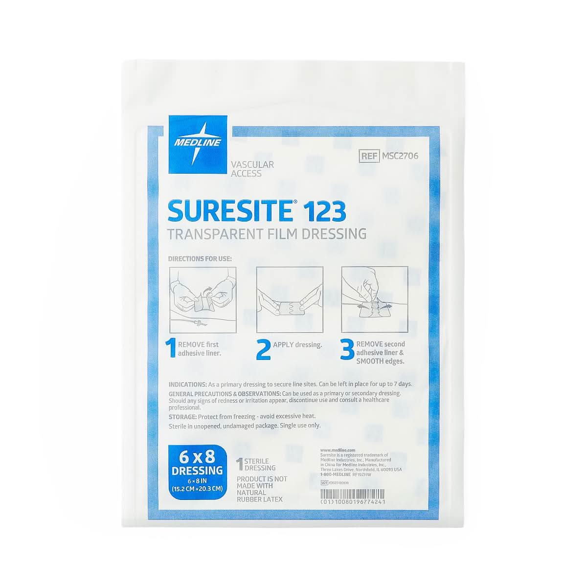 Medline Suresite 123 Transparent Dressing