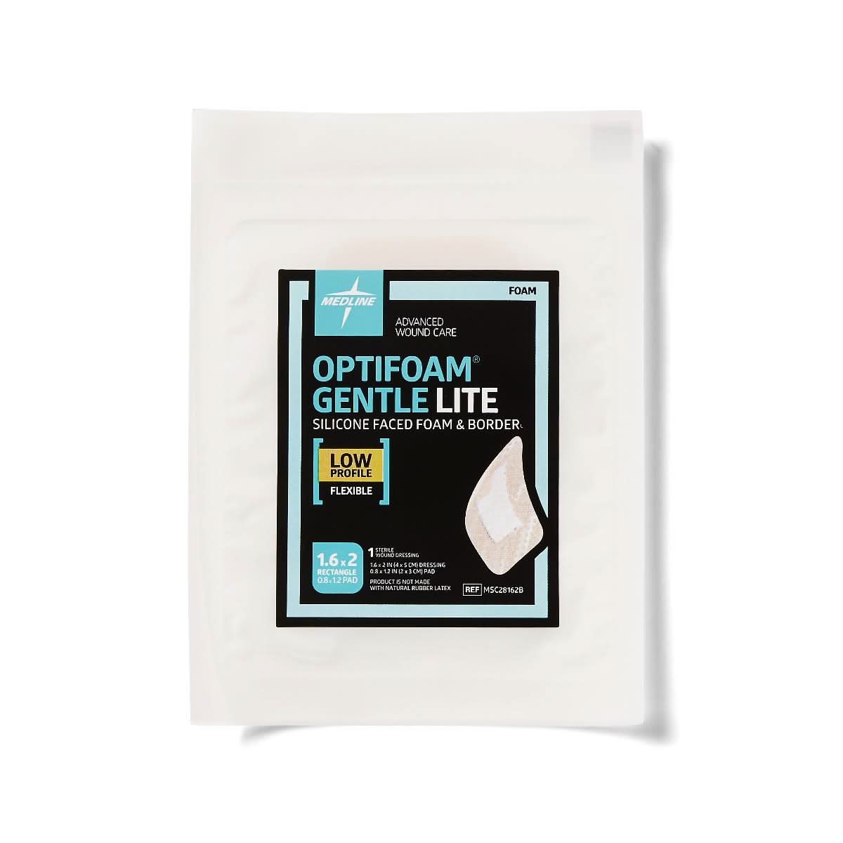 Medline Optifoam Gentle Lite Foam Wound Dressings
