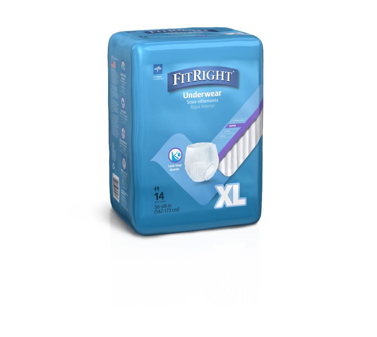 Medline Protection Plus Superabsorbent Adult Underwear