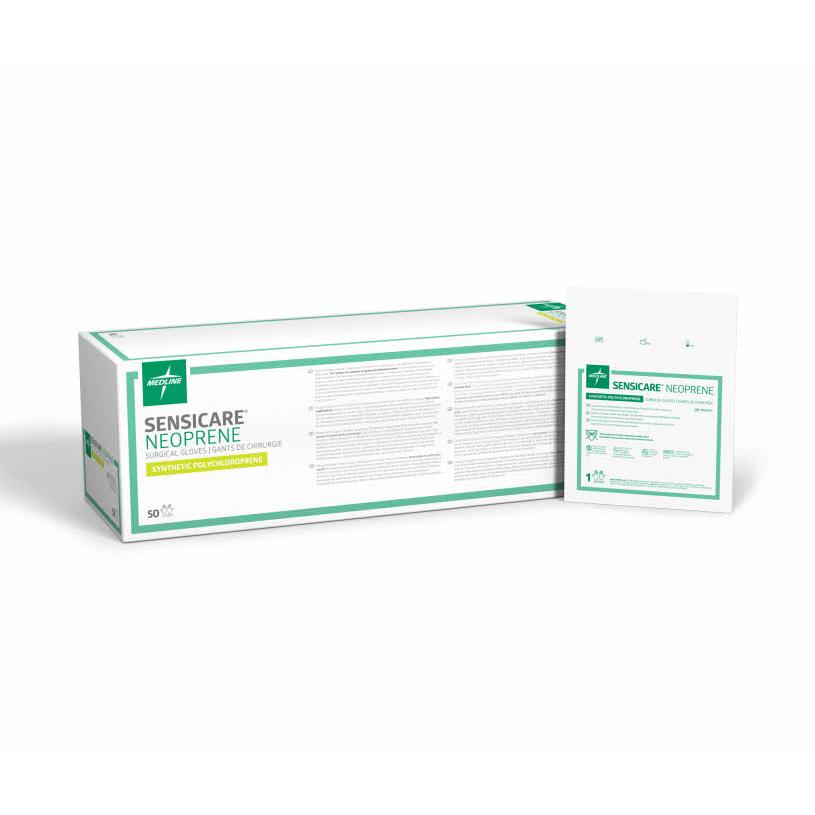 Medline SensiCare Neoprene Surgical Gloves