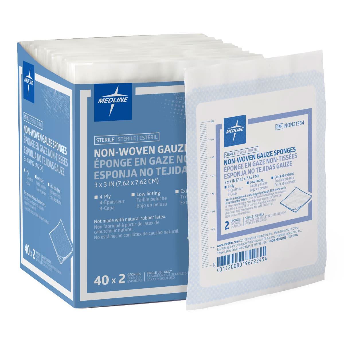 Medline Avant Gauze Non-Woven Sterile Sponges