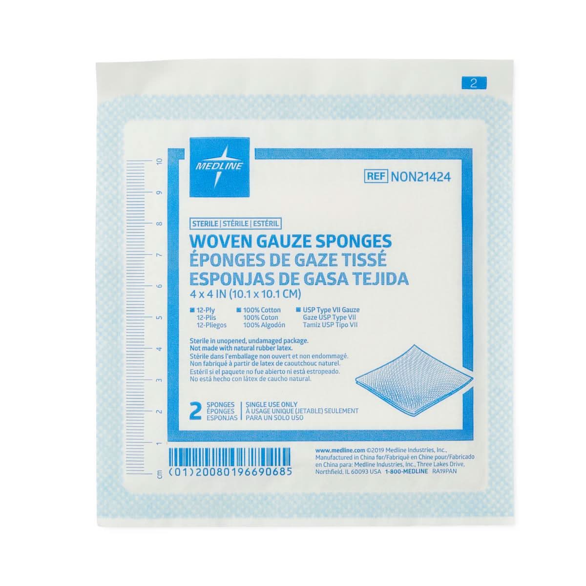Medline Woven Sterile Gauze Sponges