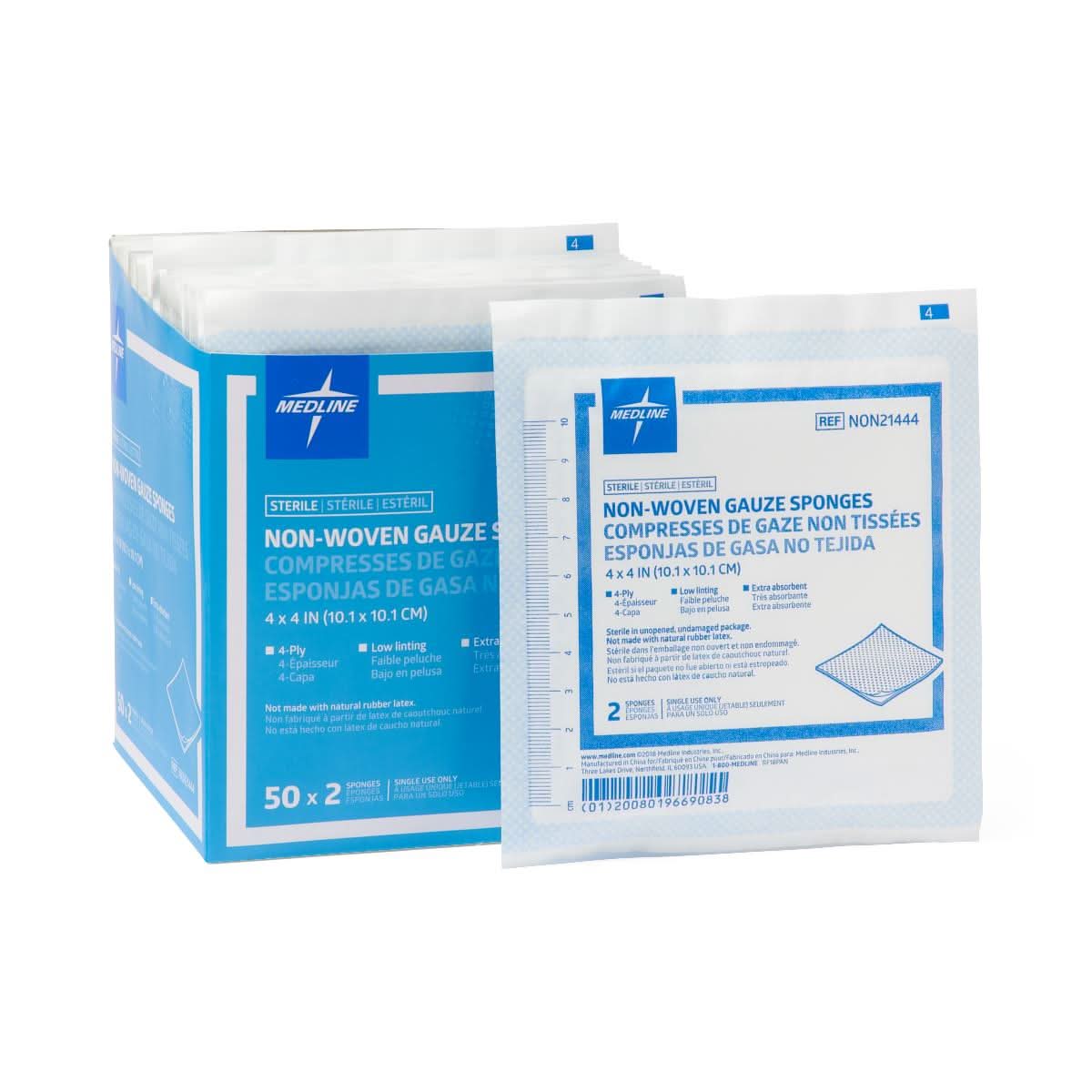 Medline Avant Gauze Non-Woven Sterile Sponges