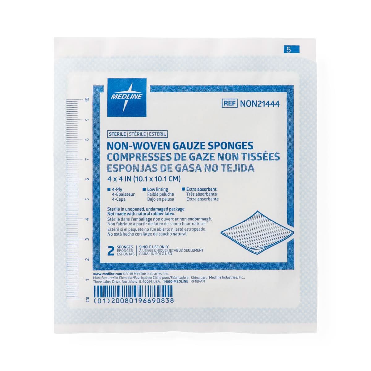 Medline Avant Gauze Non-Woven Sterile Sponges
