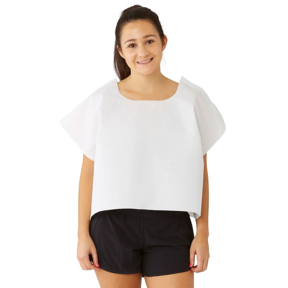 Medline Disposable Tissue/Poly/Tissue Exam Capes