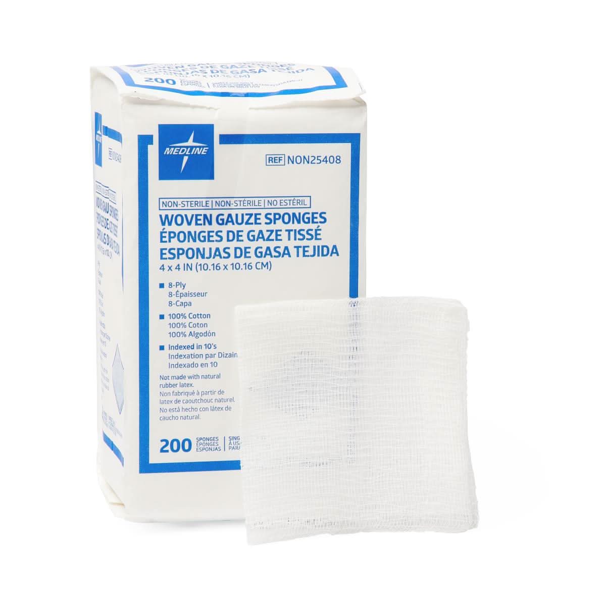 Medline Woven Non-Sterile Gauze Sponges