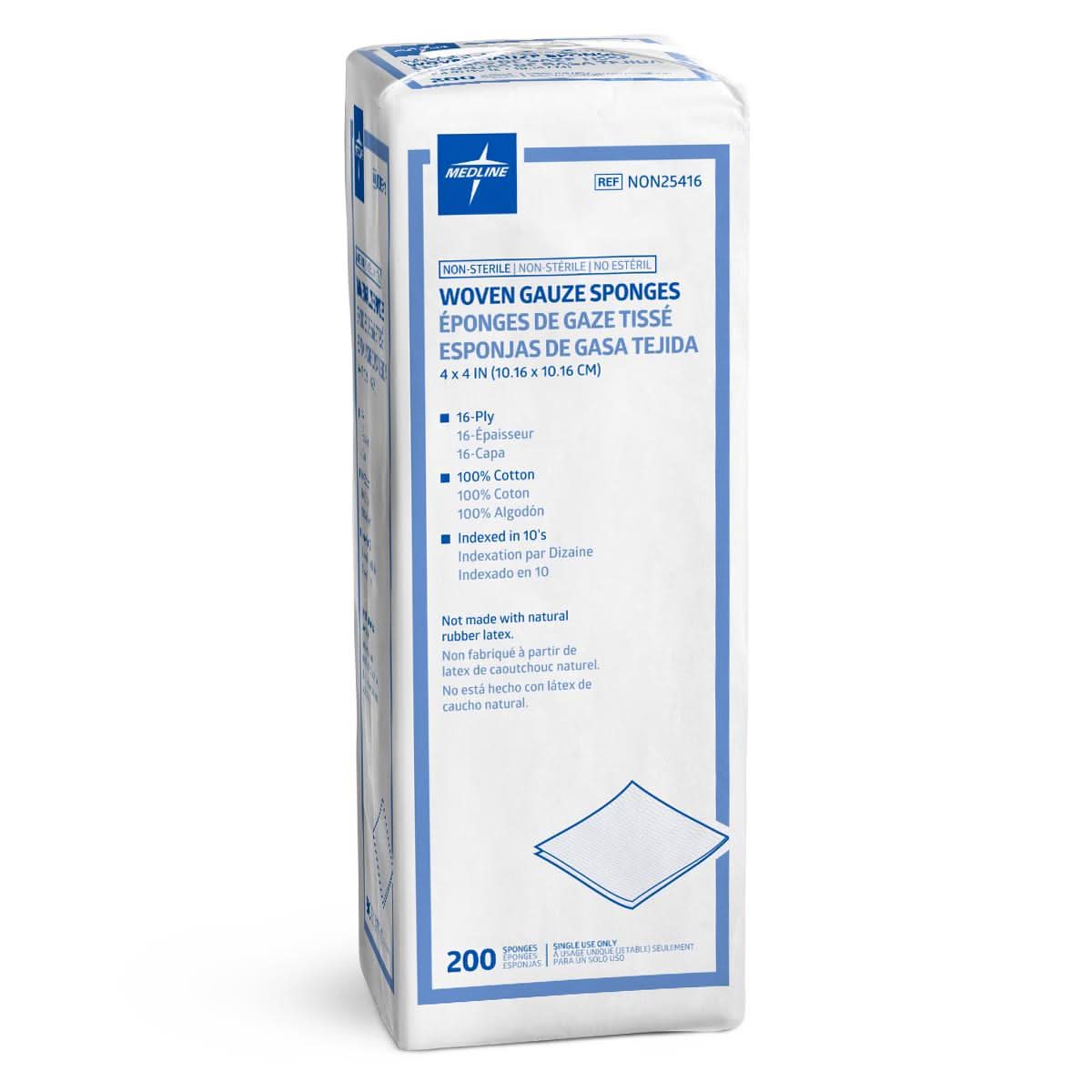 Medline Woven Non-Sterile Gauze Sponges