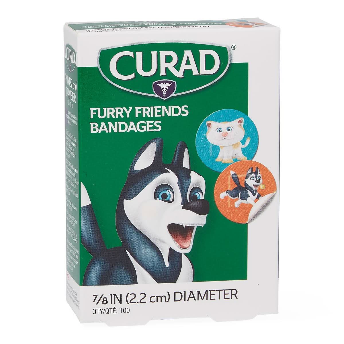 Medline CURAD Furry FriendPlasticAdhesiveBandage