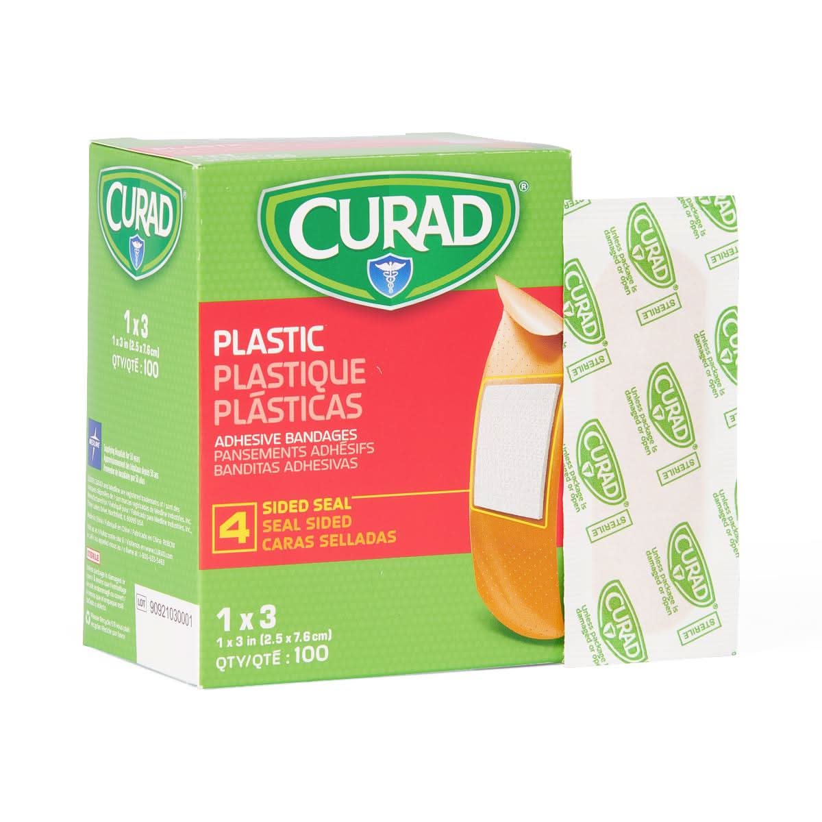 Medline Curad Plastic Adhesive Bandages