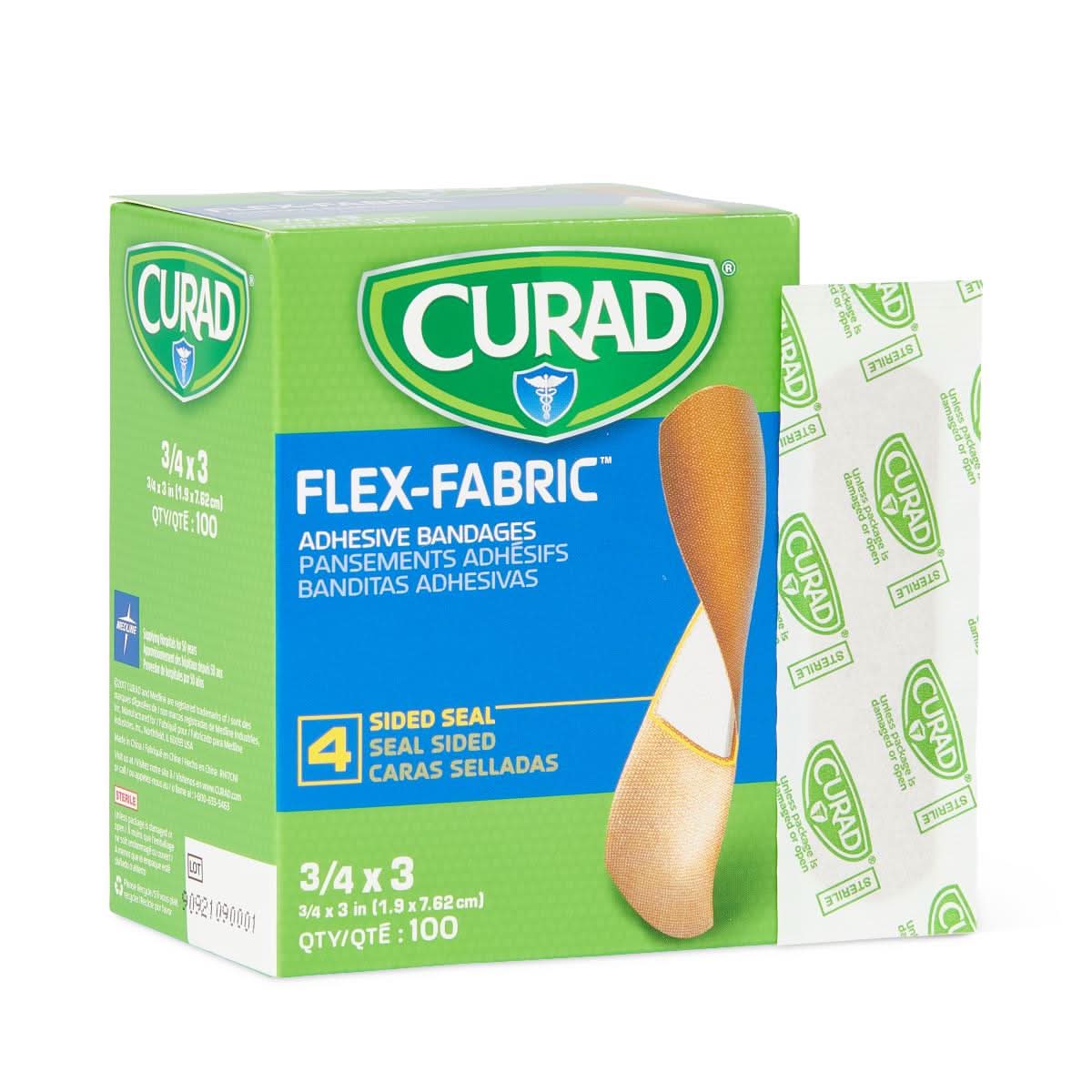 Medline Sterile Flexible Fabric Adhesive Bandages