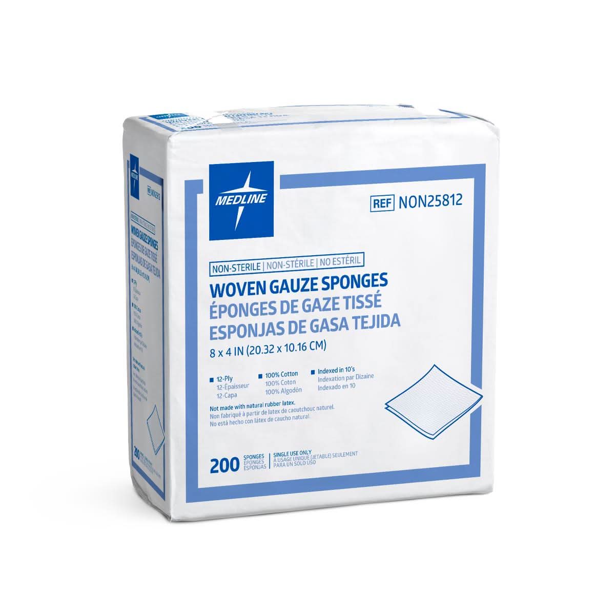 Medline Woven Non-Sterile Gauze Sponges