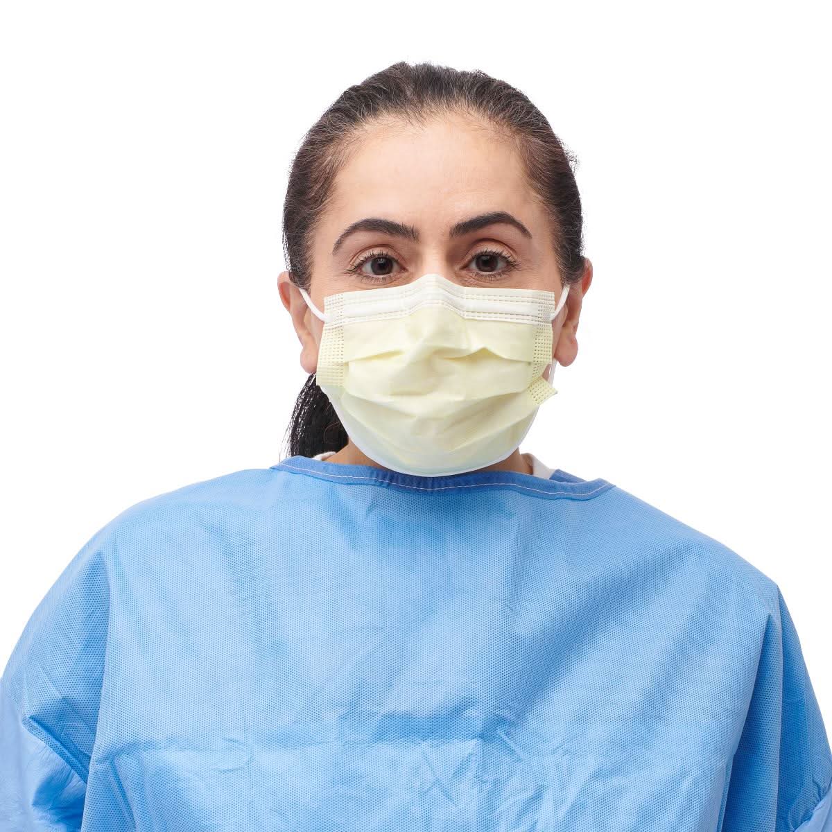 Medline Isolation Face Masks with Earloops