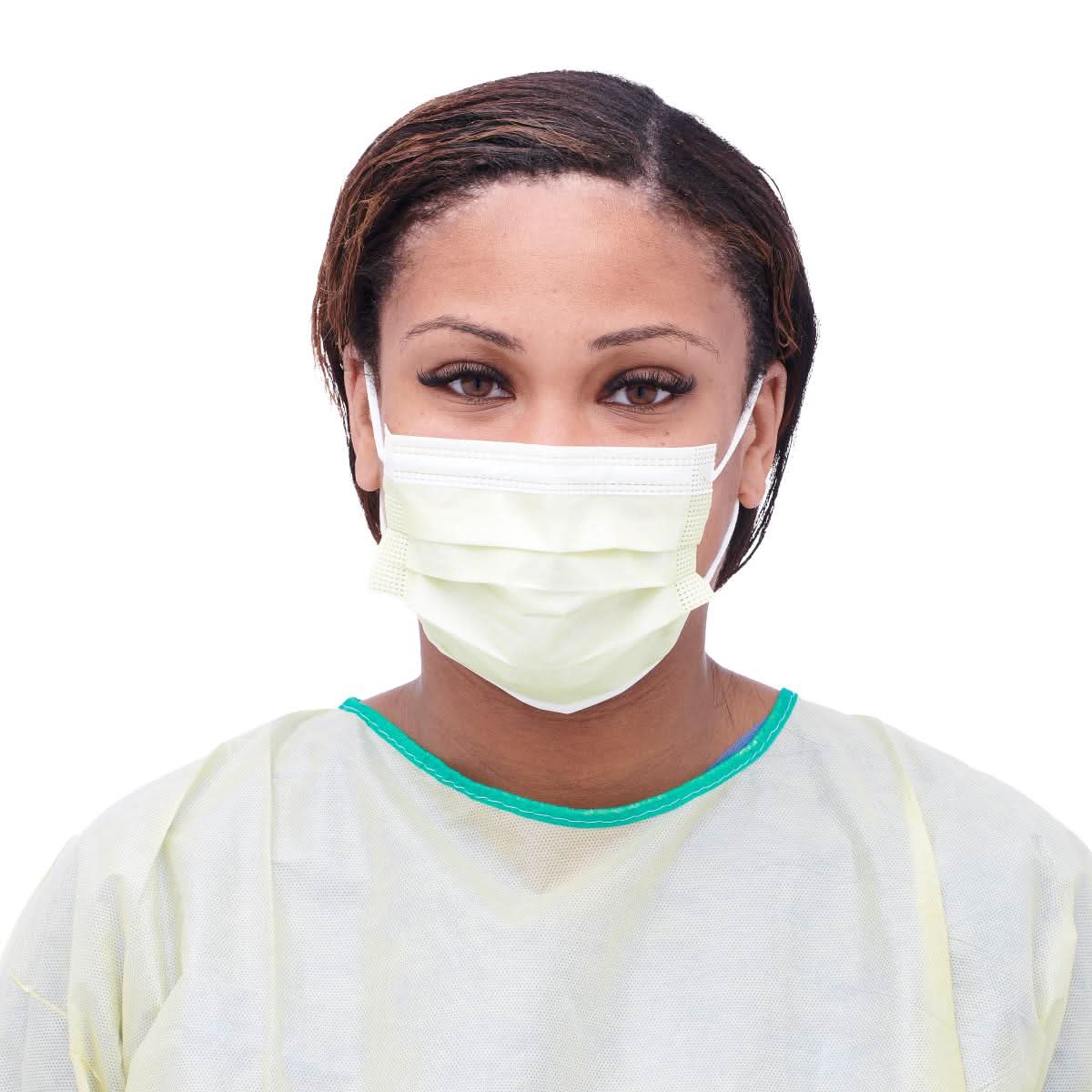 Medline Isolation Face Masks with Earloops