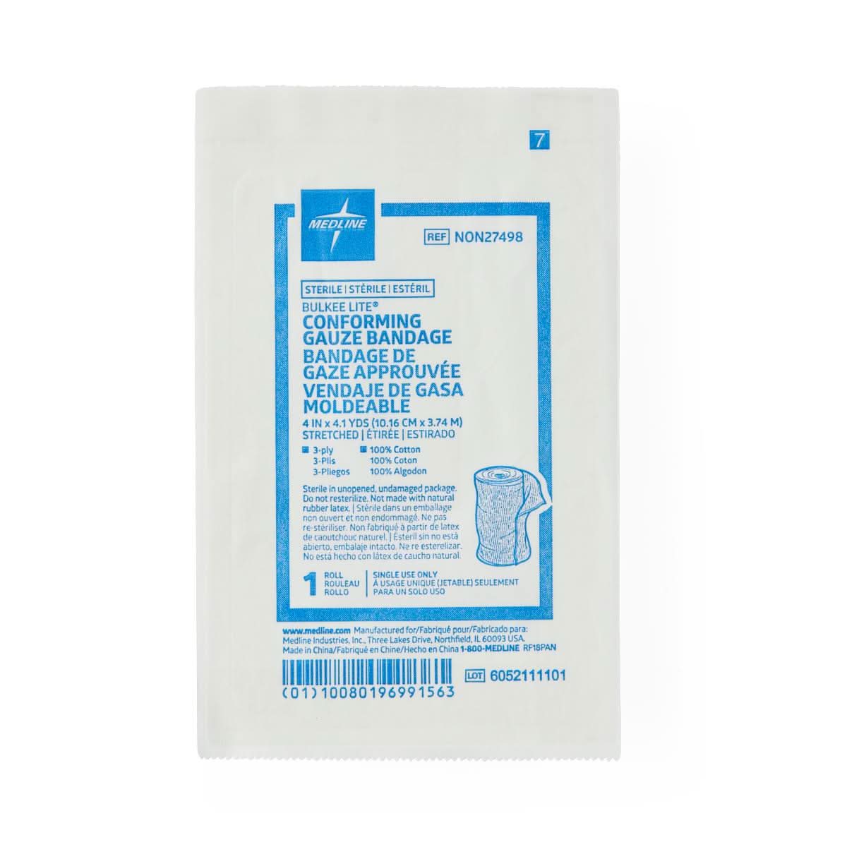 Medline Bulkee Lite Sterile Conforming Bandages