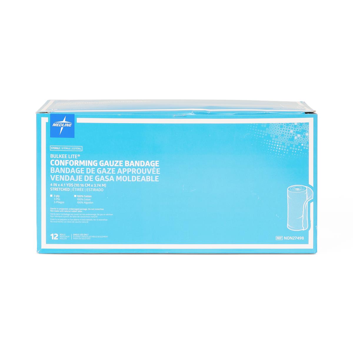 Medline Bulkee Lite Sterile Cotton Conforming Bandages