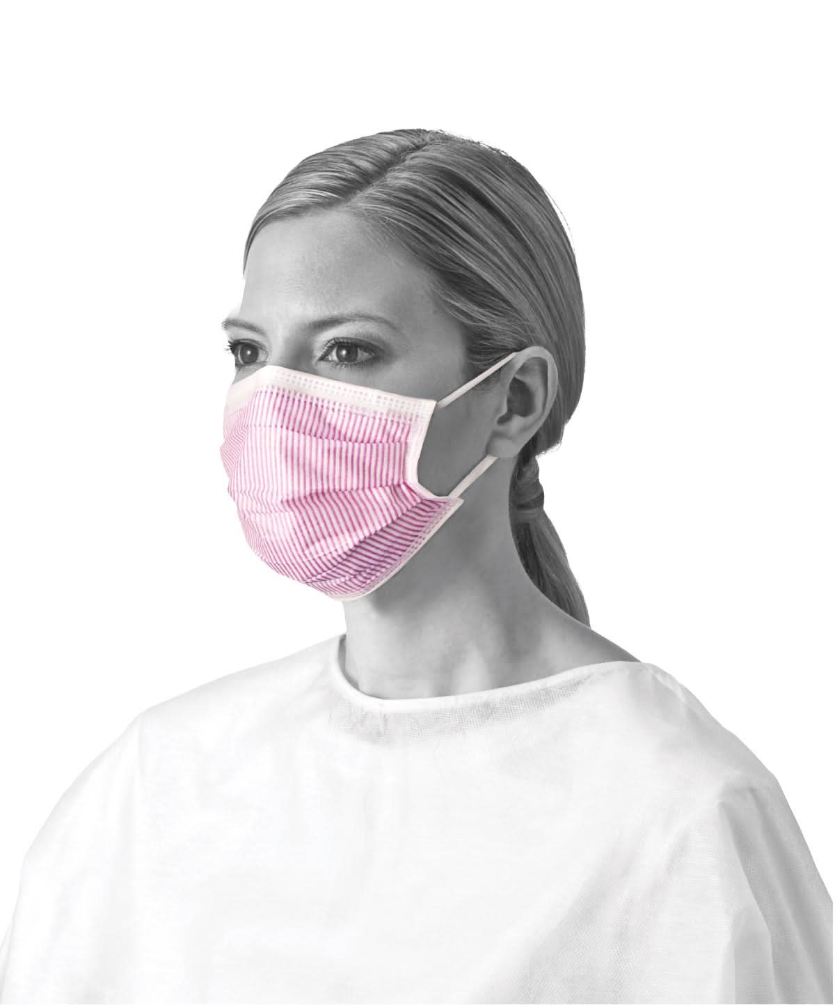 Medline ASTM Level 3 Procedure Face Masks with Ear Loops