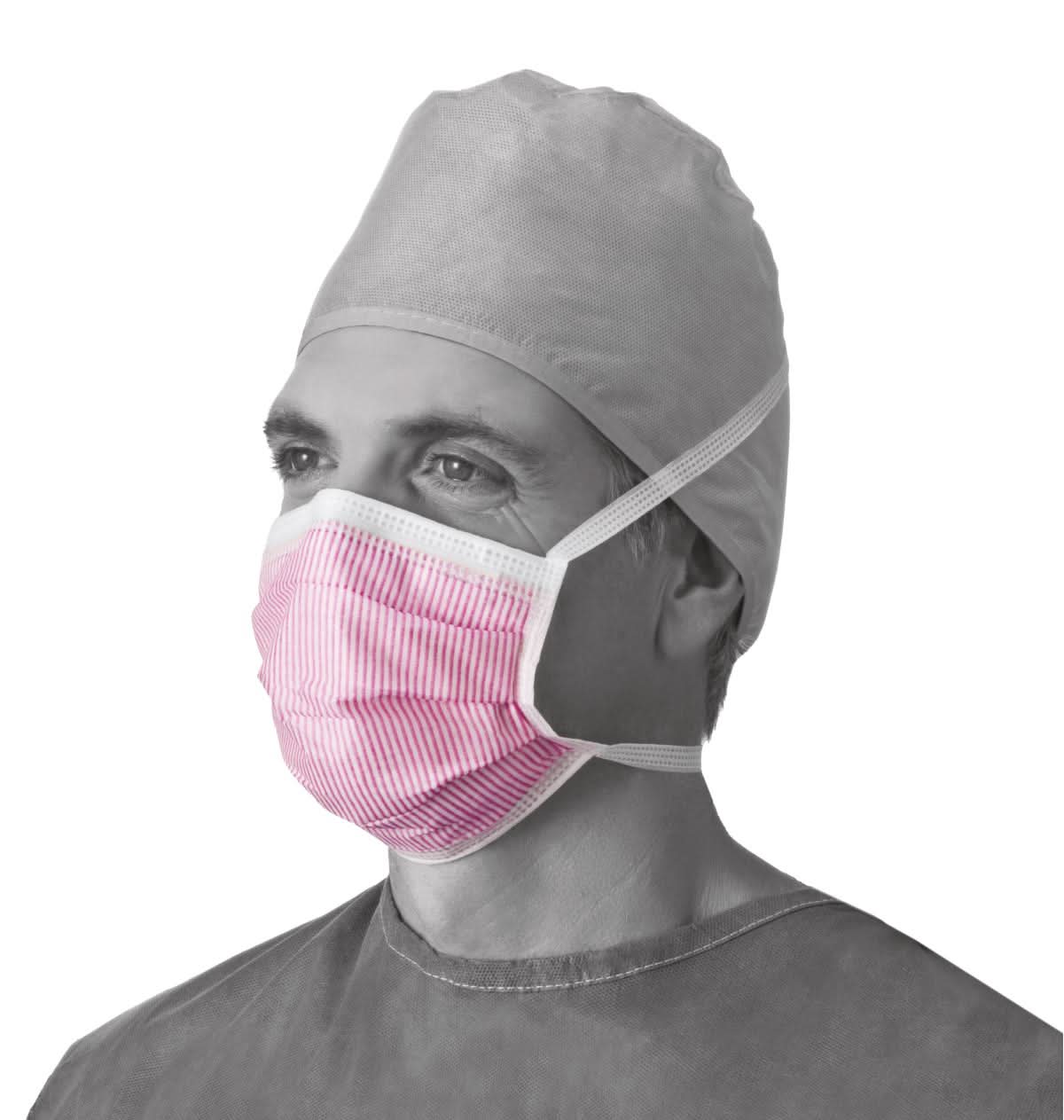 Medline ASTM Level 3 Surgical Face Mask with Ties