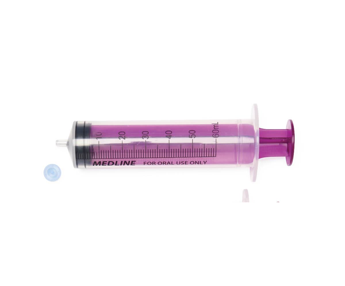 Medline Sterile Clear Oral Syringes