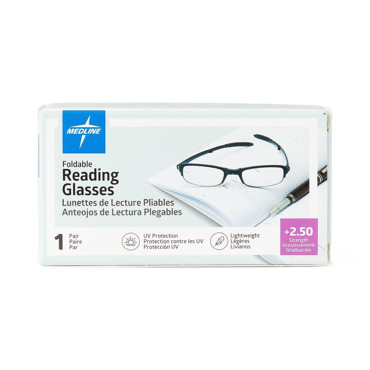 Medline Unisex Reading Glasses