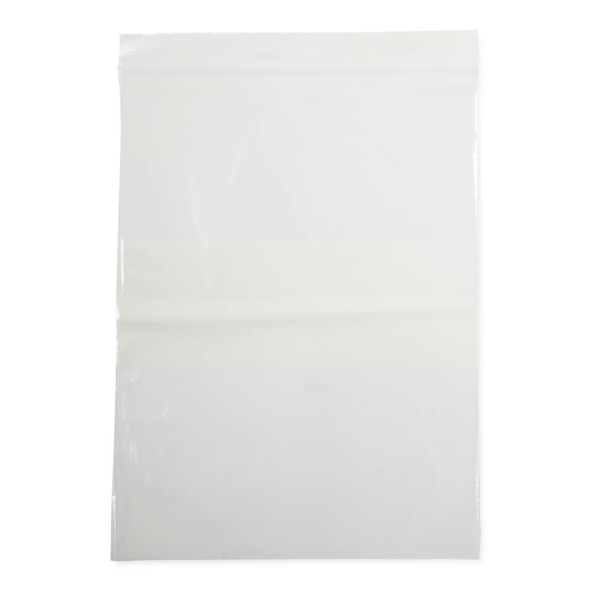 Medline Plastic Zip Closure Bags with White Write-On Block