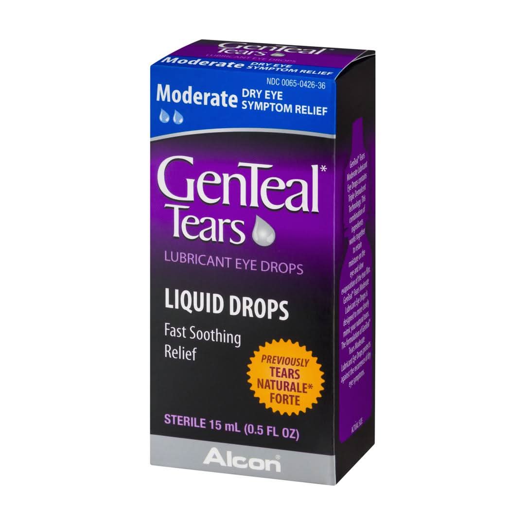 Medline GenTeal Tears Moderate Lubricant Eye Drops