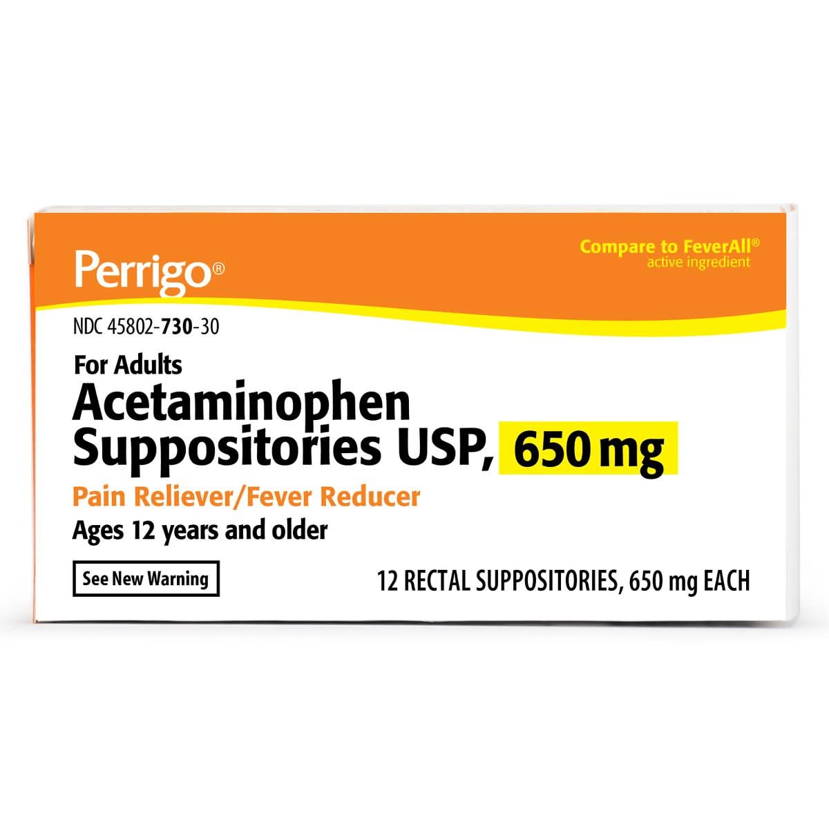 Medline Acetaminophen Suppositories